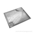 stainless steel shower tray .Size:900X750X60mm